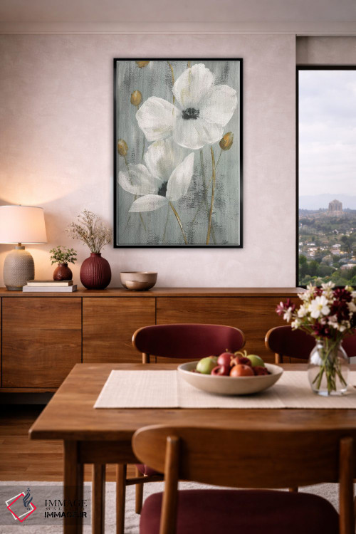 تابلو دکوراتیو باغ مروارید دو اثر نان - D5B