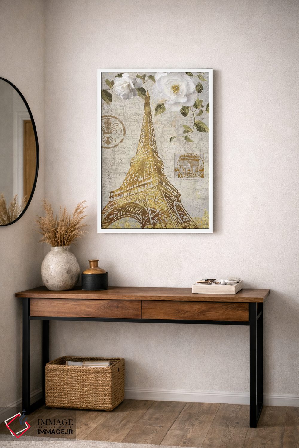 تابلو دکوراتیو باغ ایفل اثر نان - D3W