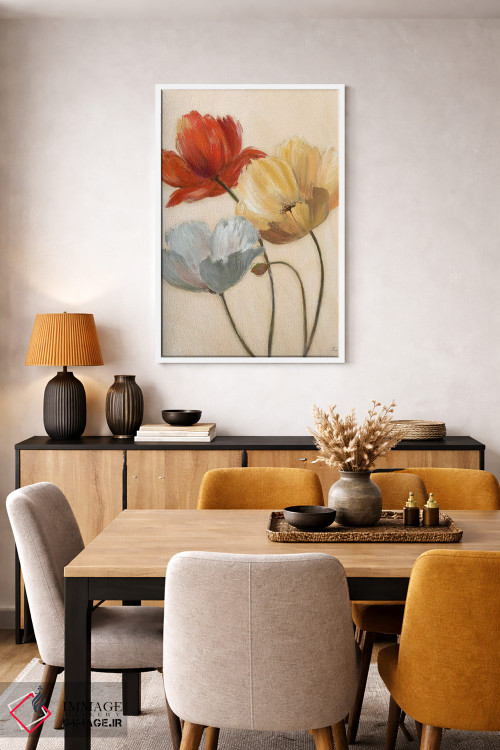 تابلو دکوراتیو پالت شقایق II اثر نان - D5W