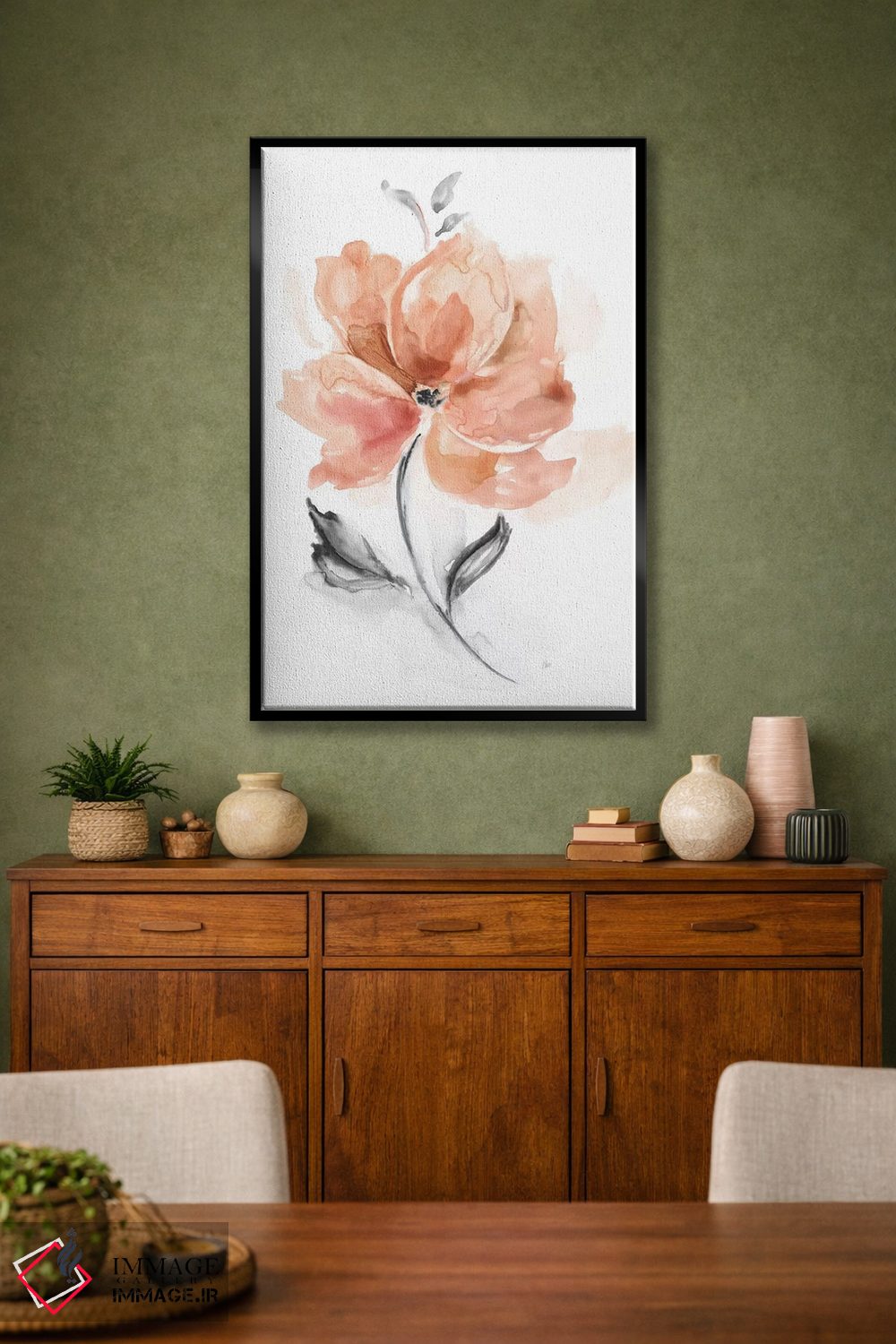 تابلو دکوراتیو احساس نرم I اثر نان - D2B