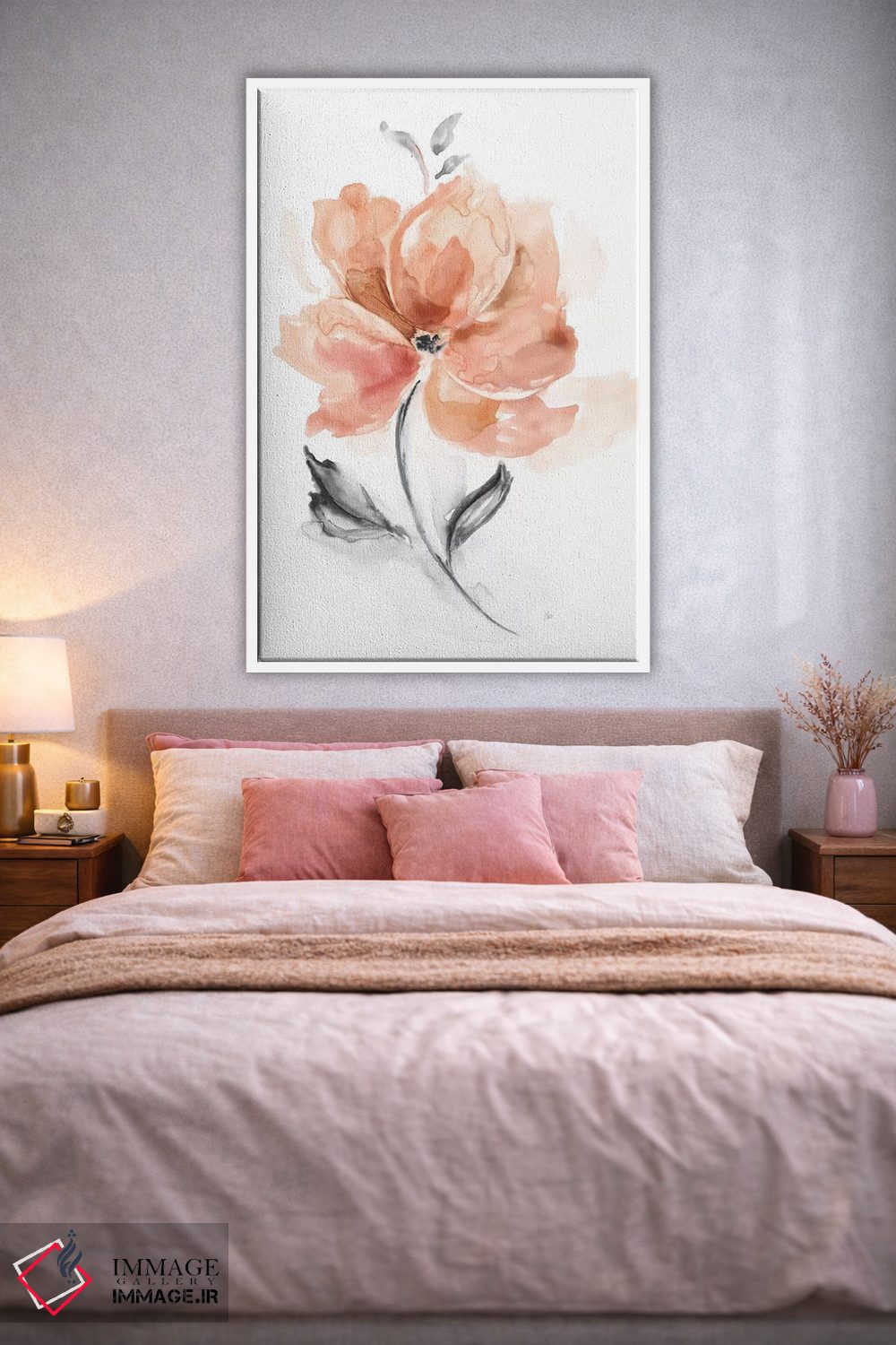 تابلو دکوراتیو احساس نرم I اثر نان - D1W