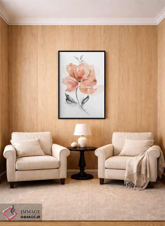 تابلو دکوراتیو احساس نرم I اثر نان - D5B