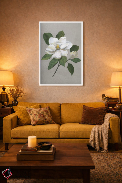 تابلو مدرن ماگنولیای گیاهی اثر نان - D2W