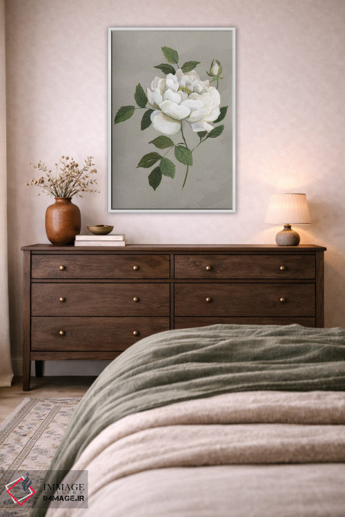 تابلو مدرن رز گیاهی اثر نان - D3W