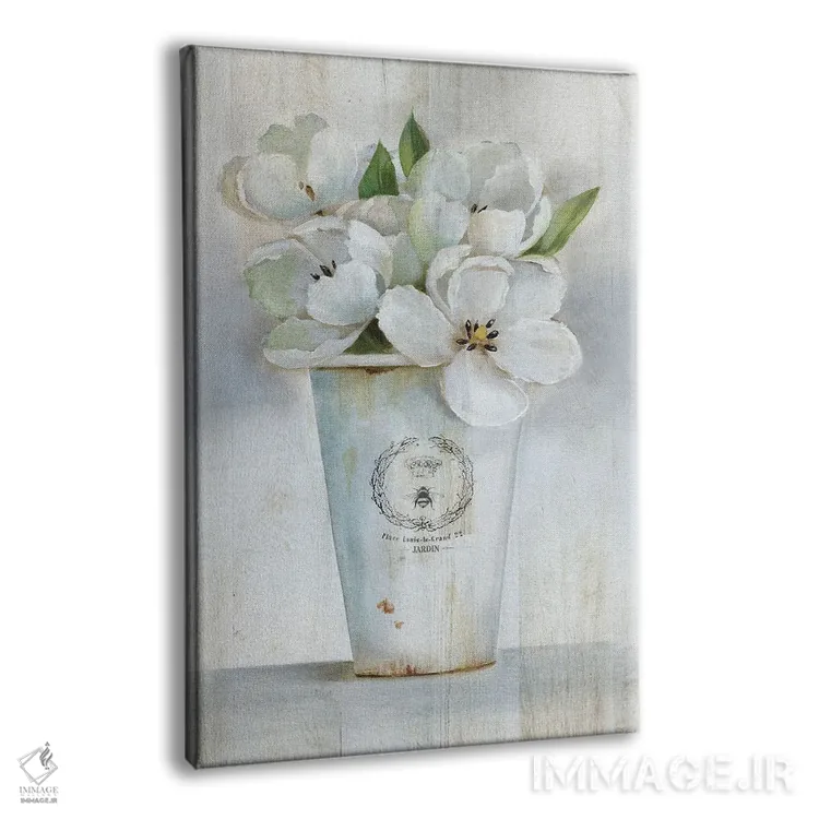 تابلو مدرن گل فروش فرانسوی I اثر نان - نمای پرسپکتیو محصول