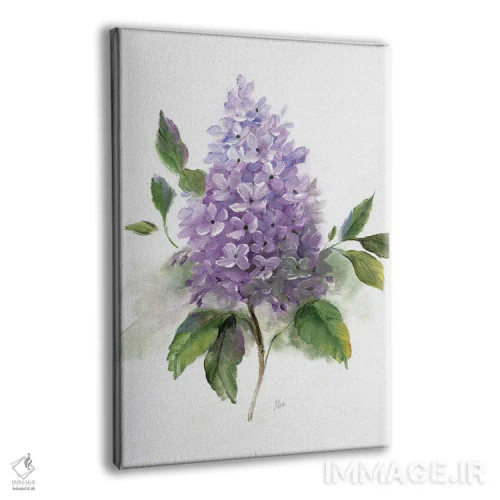 تابلو دکوراتیو رمانس یاس بنفش I اثر نان - نمای پرسپکتیو محصول