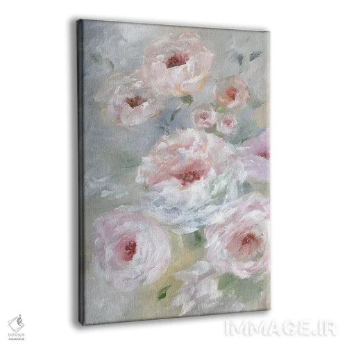 تابلو مدرن هجوم سرخی اثر نان - نمای پرسپکتیو محصول