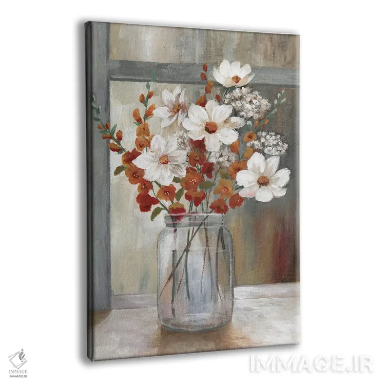 تابلو دکوراتیو افشان پاییزی اثر نان - نمای پرسپکتیو محصول