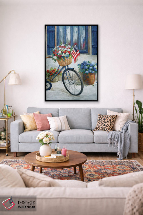 تابلو دکوراتیو دوچرخه میهن دوست II اثر نان - D2B