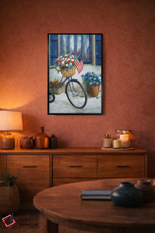 تابلو دکوراتیو دوچرخه میهن دوست II اثر نان - D4B