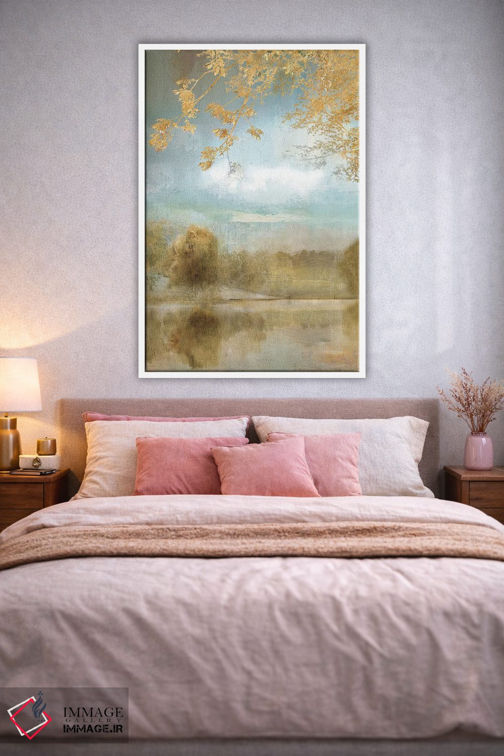 تابلو دکوراتیو پاییز طلایی اثر نان - D1W