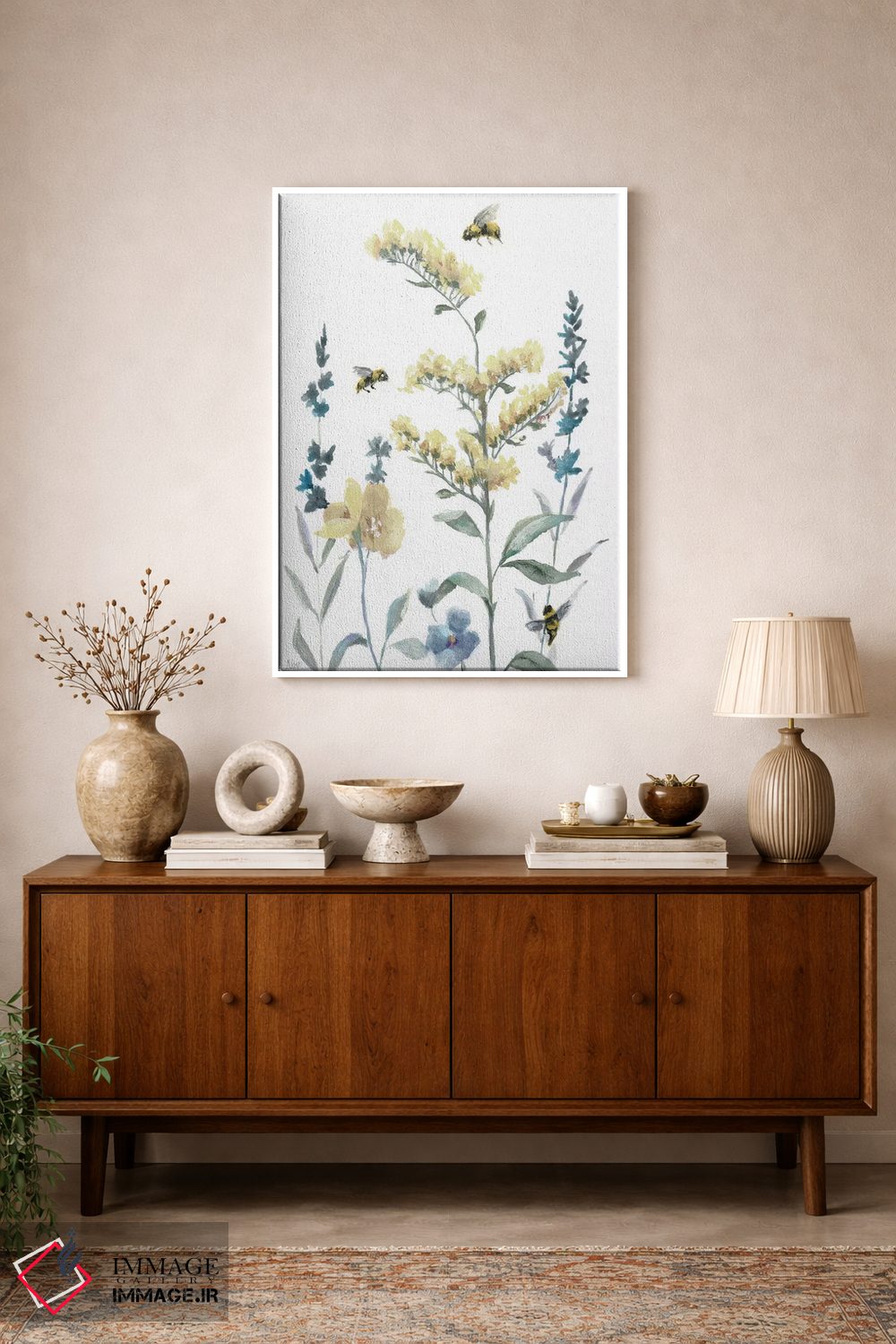 تابلو دکوراتیو باغ زنبورعسل I اثر نان - D1W