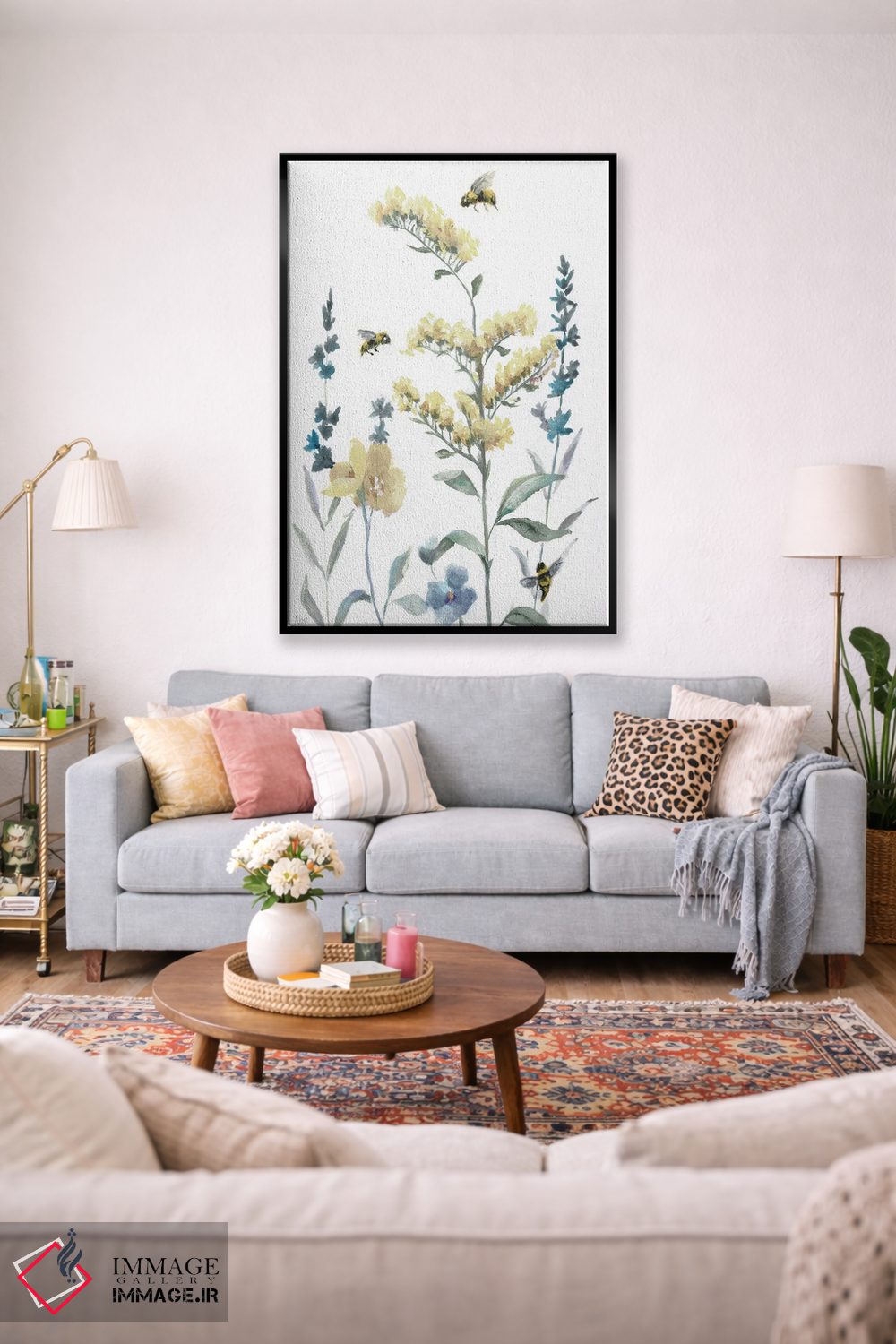 تابلو دکوراتیو باغ زنبورعسل I اثر نان - D2B