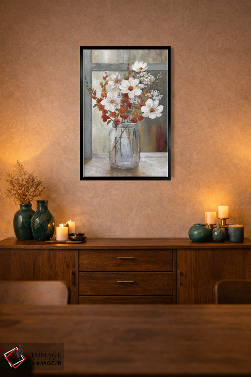 تابلو دکوراتیو افشان پاییزی اثر نان - D4B