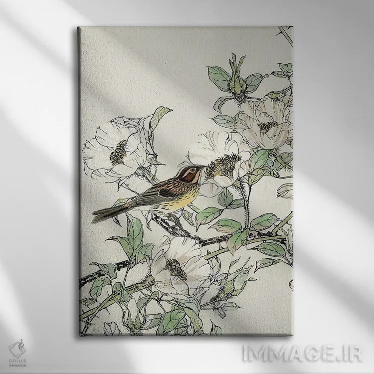 تابلو دکوراتیو طبیعت بی زمان ۱ اثر نان - نمای روبهرو روی دیوار