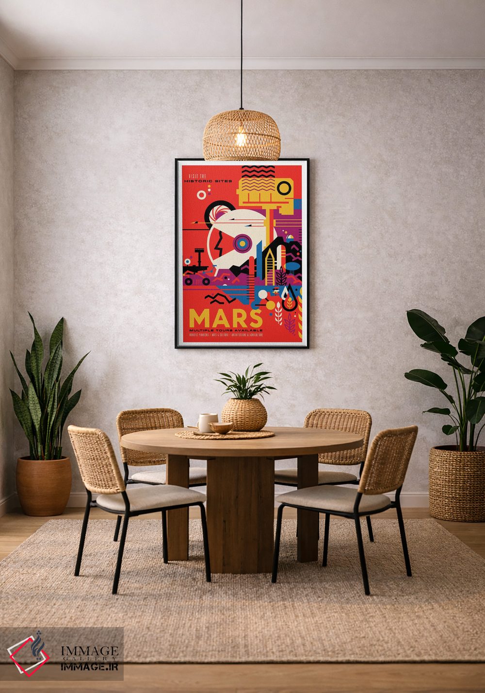 تابلو دکوراتیو مریخ اثر ناسا - D5B