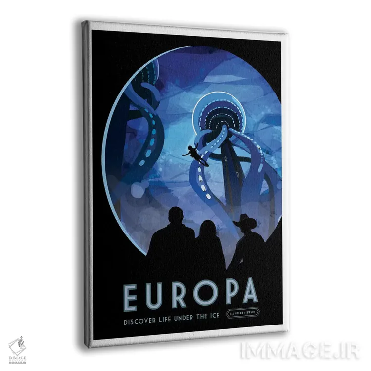 تابلو دکوراتیو اروپا اثر ناسا - نمای پرسپکتیو محصول