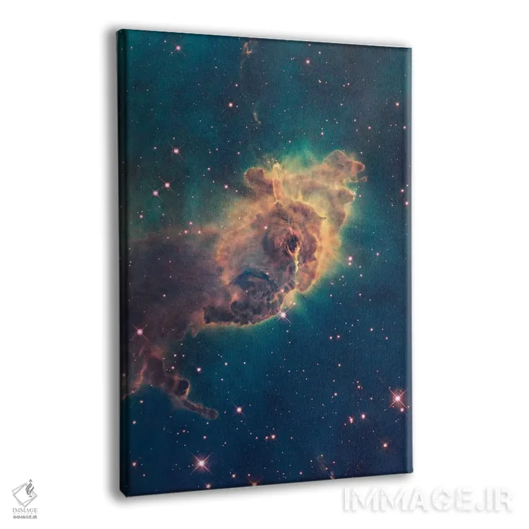 تابلو دکوراتیو ستون گاز، سحابی کارینا اثر ناسا - نمای پرسپکتیو محصول