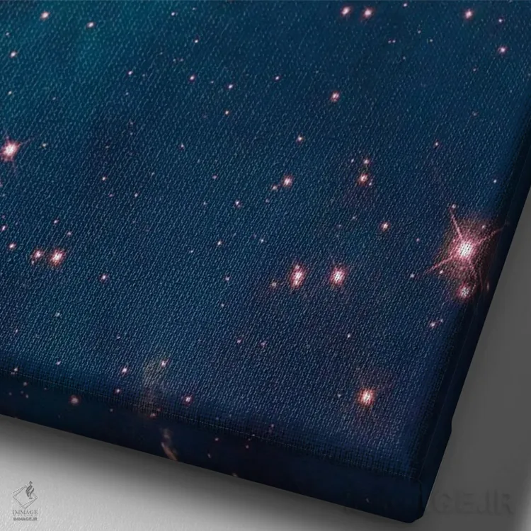 تابلو دکوراتیو ستون گاز، سحابی کارینا اثر ناسا - نمای نزدیک بافت بوم