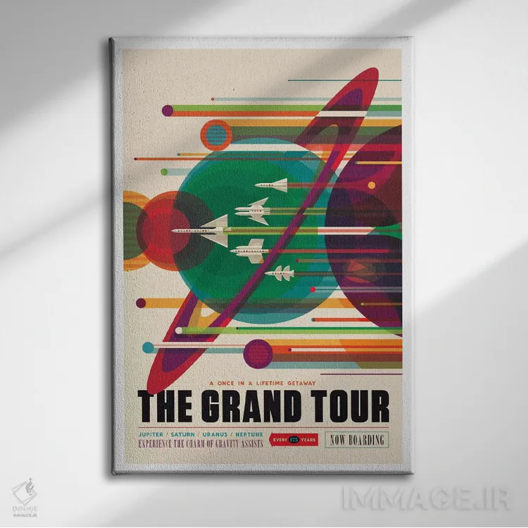 تابلو دکوراتیو تور بزرگ اثر ناسا - نمای روبهرو روی دیوار