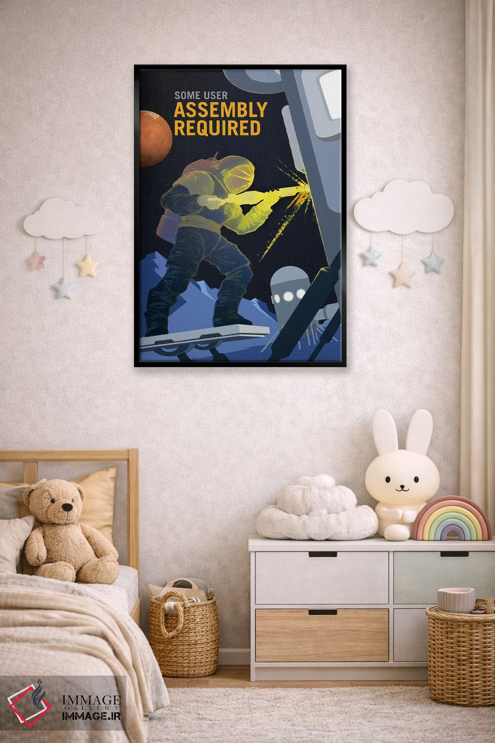 تابلو دکوراتیو نیاز به سرهم کردن توسط کاربر دارد اثر ناسا - D5B