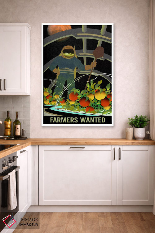 تابلو دکوراتیو به کشاورزان نیازمندیم اثر ناسا - D3W