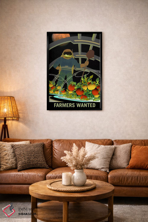 تابلو دکوراتیو به کشاورزان نیازمندیم اثر ناسا - D4B