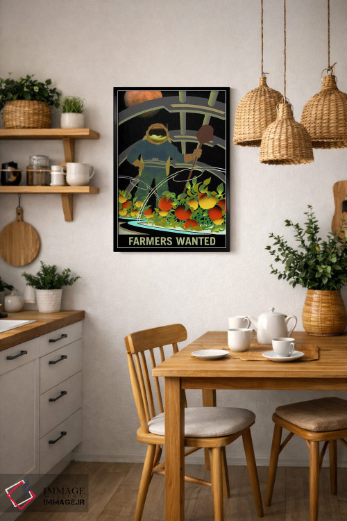 تابلو دکوراتیو به کشاورزان نیازمندیم اثر ناسا - D6B