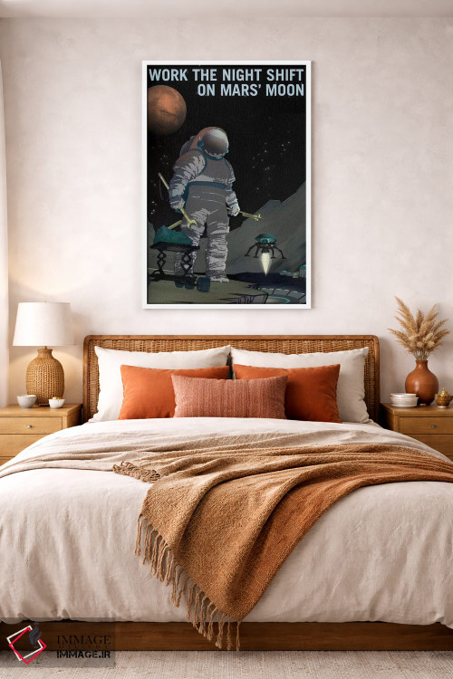 تابلو دکوراتیو شیفت شب کار کنید اثر ناسا - D2W