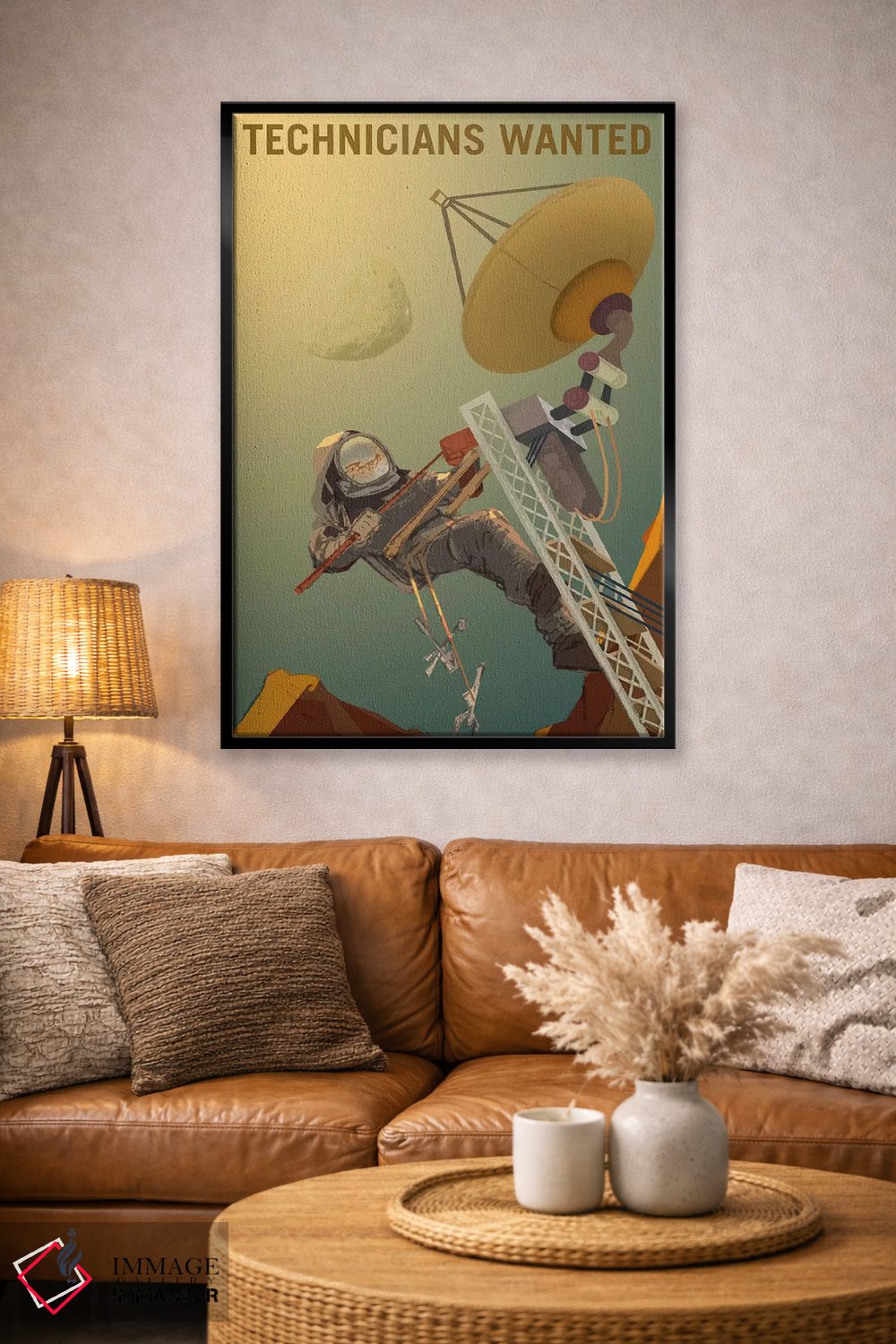 تابلو دکوراتیو به تکنسین ها نیازمندیم اثر ناسا - D6B