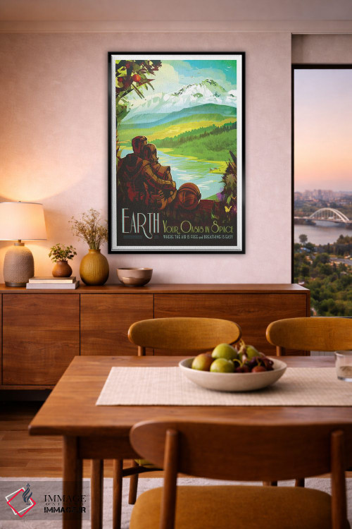 تابلو دکوراتیو زمین اثر ناسا - D6B