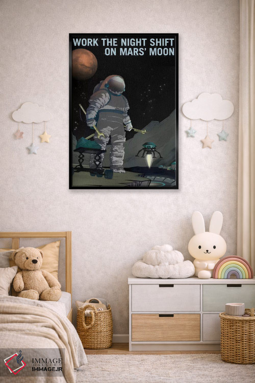 تابلو دکوراتیو شیفت شب کار کنید اثر ناسا - D5B