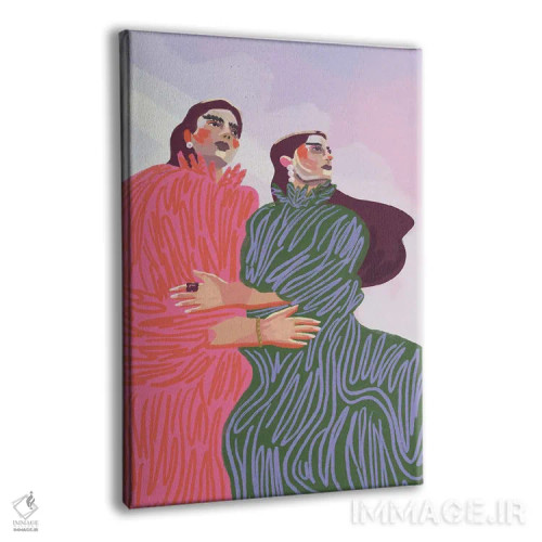 تابلو دکوراتیو نگاه به آینده اثر نیژ بورخس - نمای پرسپکتیو محصول