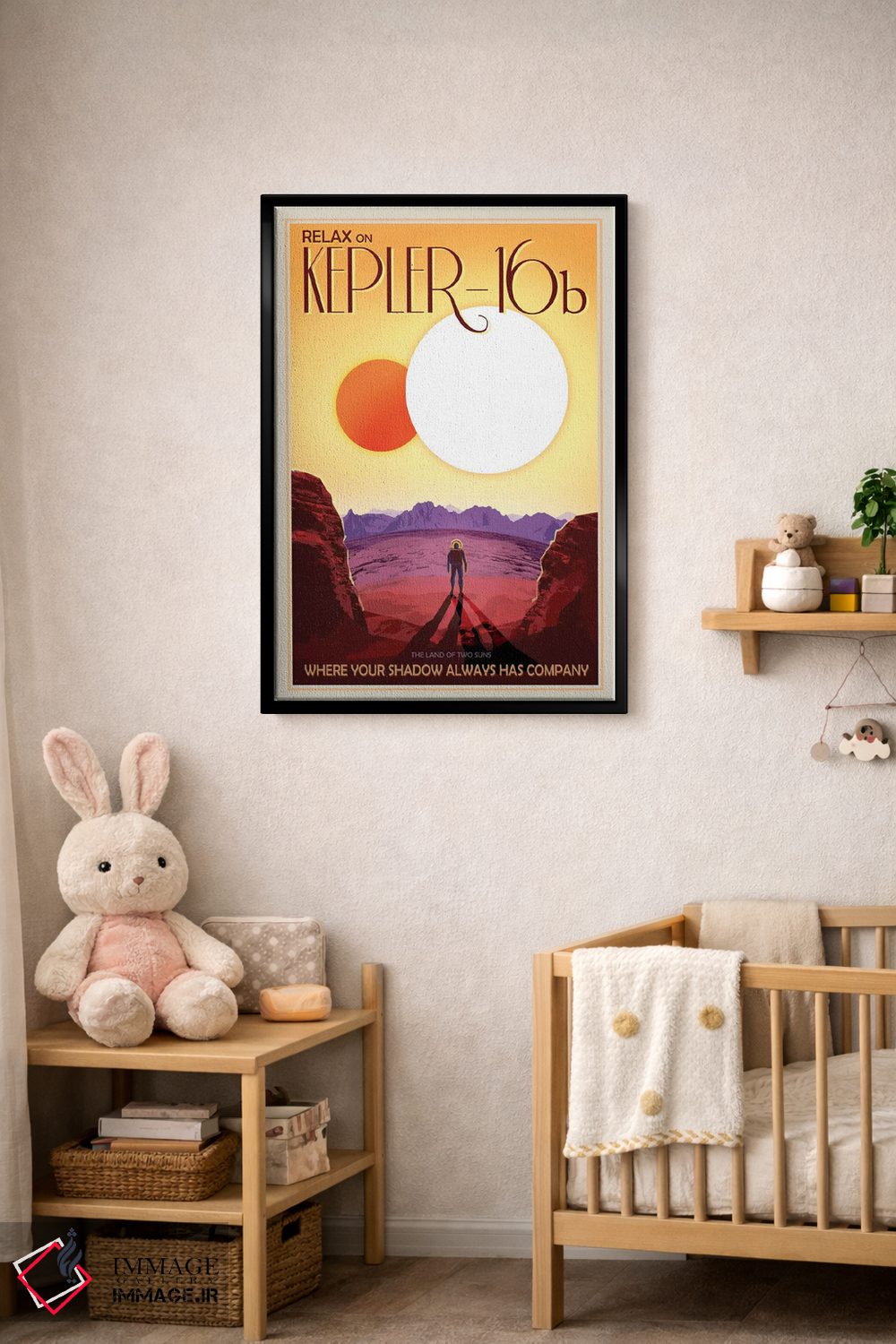 تابلو دکوراتیو کپلر-۱۶بی اثر ناسا - D4B