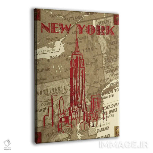 تابلو دکوراتیو ایستگاه های شهری سه اثر نیکلاس بیسکاردی - نمای پرسپکتیو محصول