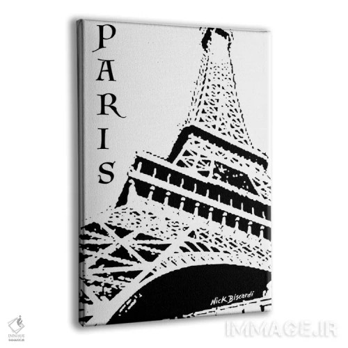 تابلو دکوراتیو پاریس مدرن سه اثر نیکلاس بیسکاردی - نمای پرسپکتیو محصول