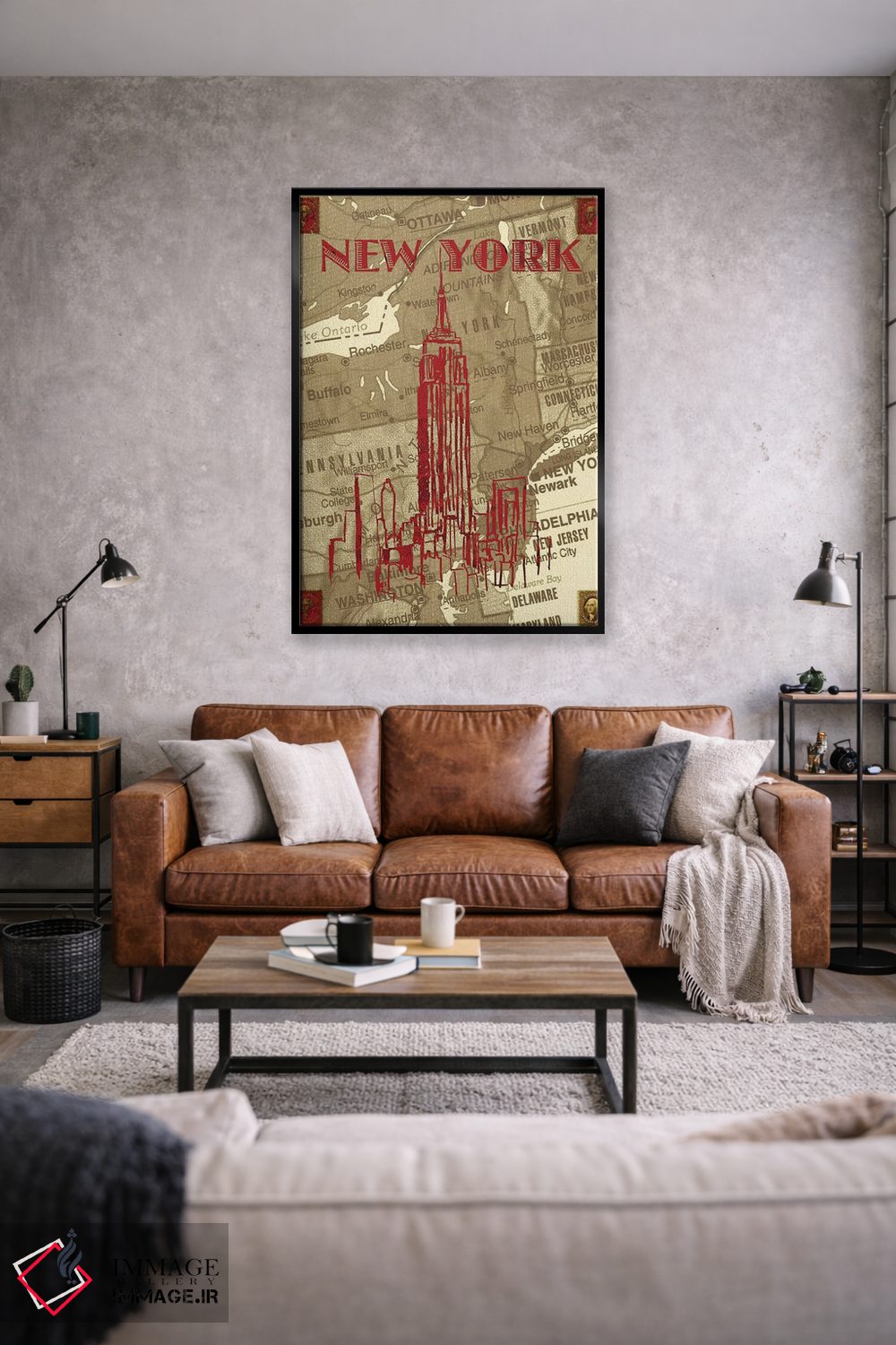 تابلو دکوراتیو ایستگاه های شهری سه اثر نیکلاس بیسکاردی - D3B