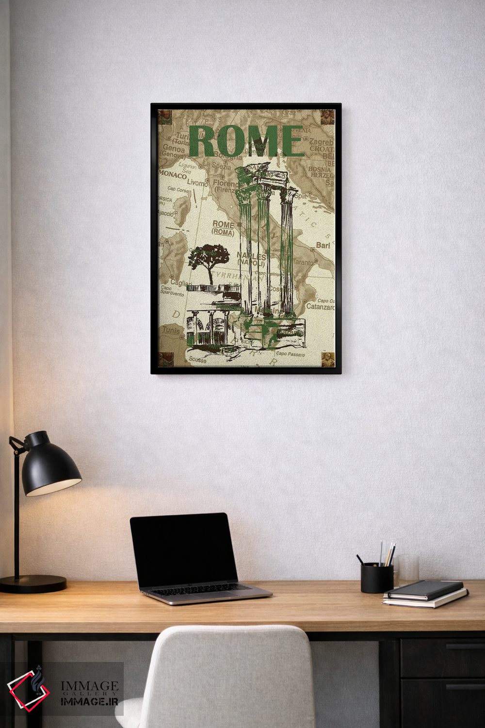 تابلو دکوراتیو ایستگاه های شهری چهار اثر نیکلاس بیسکاردی - D2B