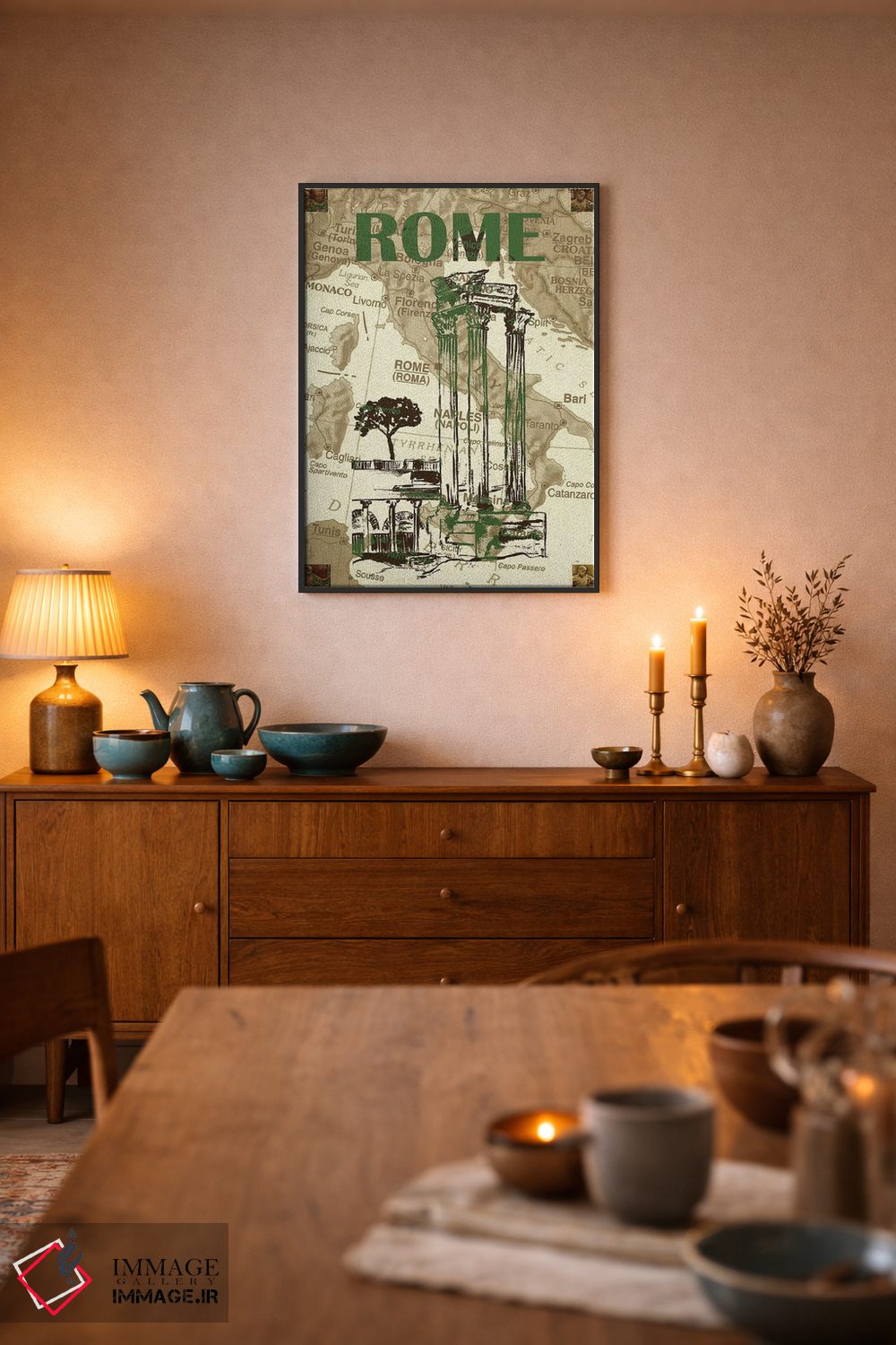 تابلو دکوراتیو ایستگاه های شهری چهار اثر نیکلاس بیسکاردی - D6B