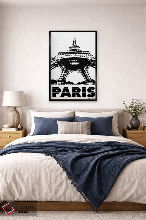 تابلو دکوراتیو پاریس مدرن یک اثر نیکلاس بیسکاردی - D5B