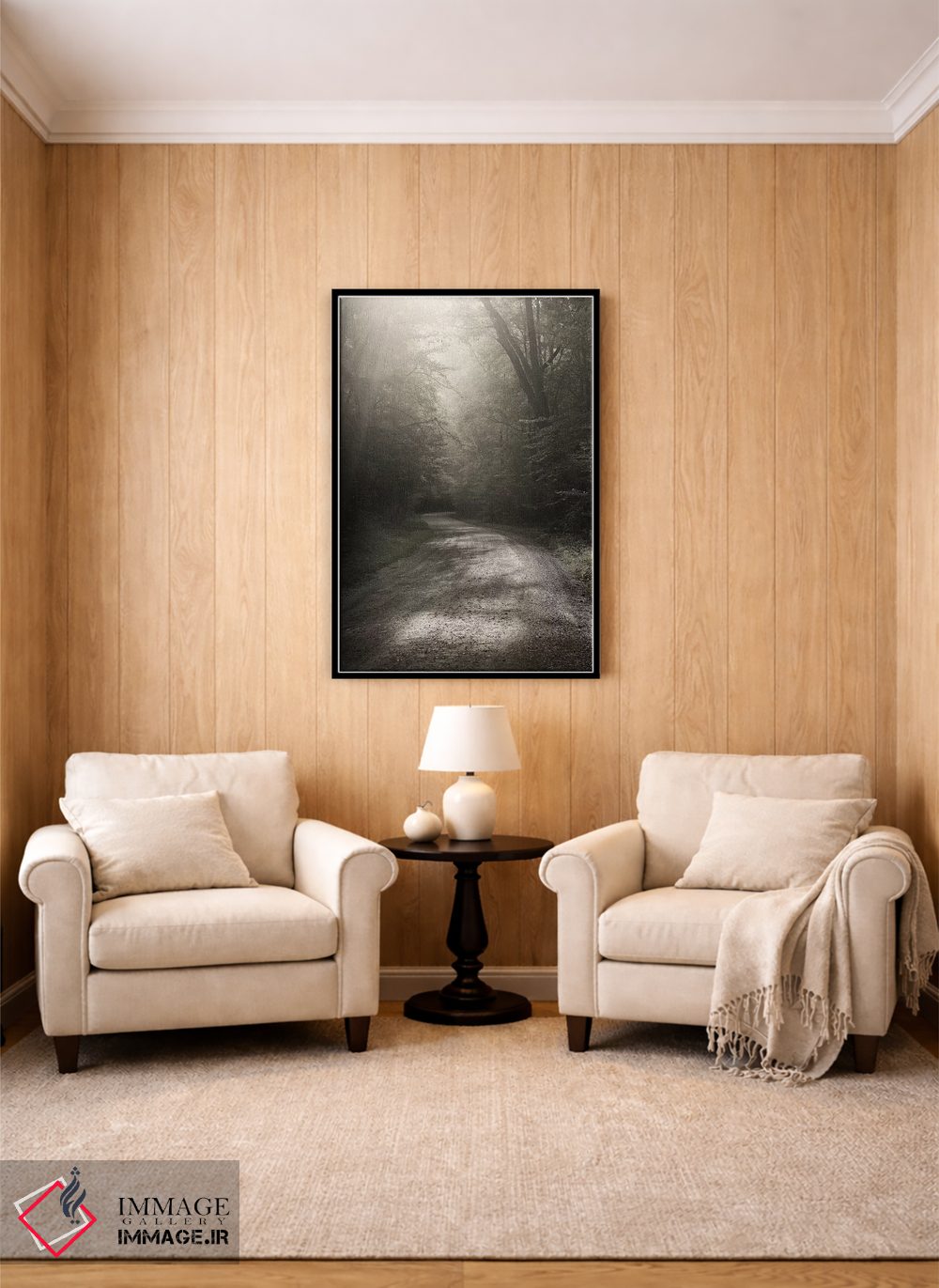 تابلو دکوراتیو جاده روستایی اثر عکاسی نیکلاس بل - D4B