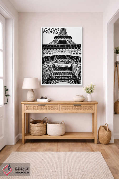 تابلو دکوراتیو پاریس مدرن چهار اثر نیکلاس بیسکاردی - D4W