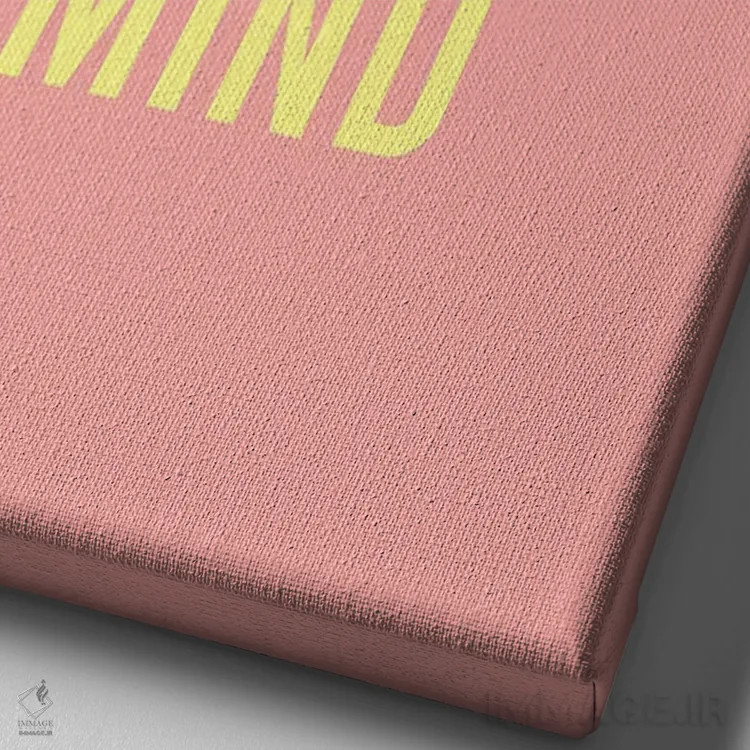 تابلو دکوراتیو نور خورشید در ذهنم اثر نیکول باسک - نمای نزدیک بافت بوم