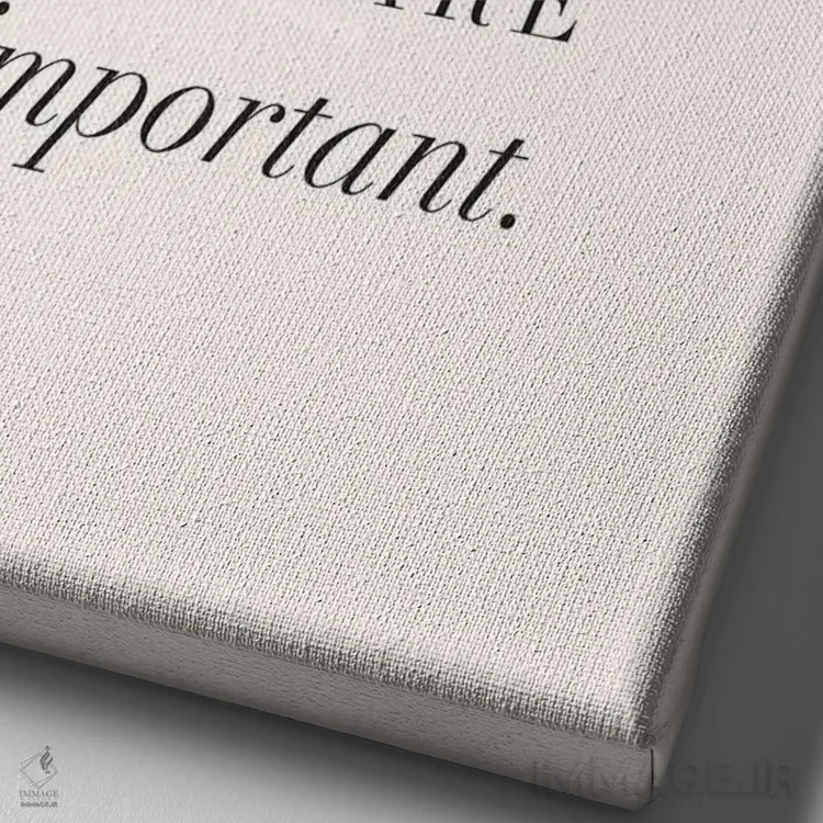 تابلو دکوراتیو تو مهربان هستی اثر نیکول باسک - نمای نزدیک بافت بوم