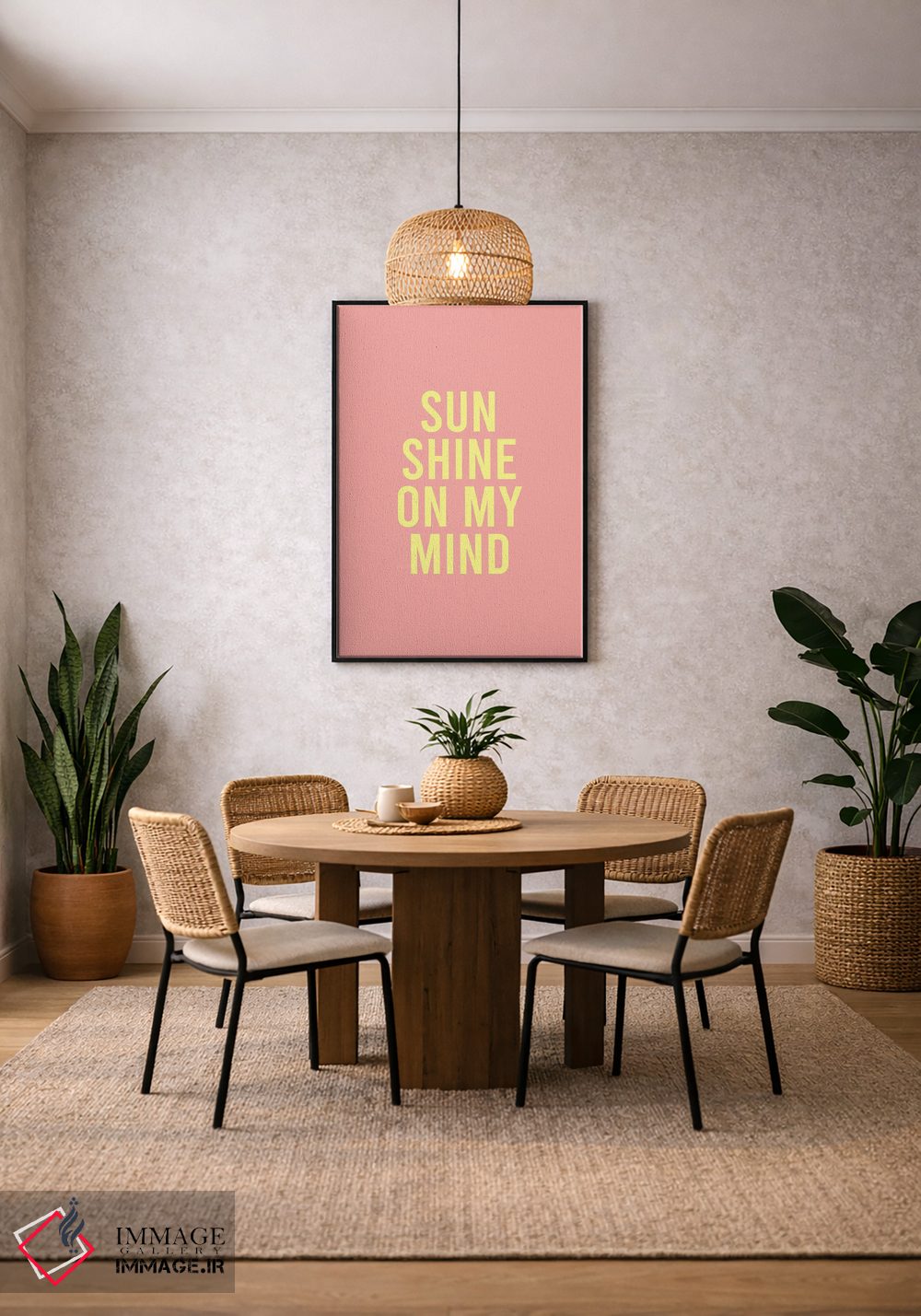 تابلو دکوراتیو نور خورشید در ذهنم اثر نیکول باسک - D4B