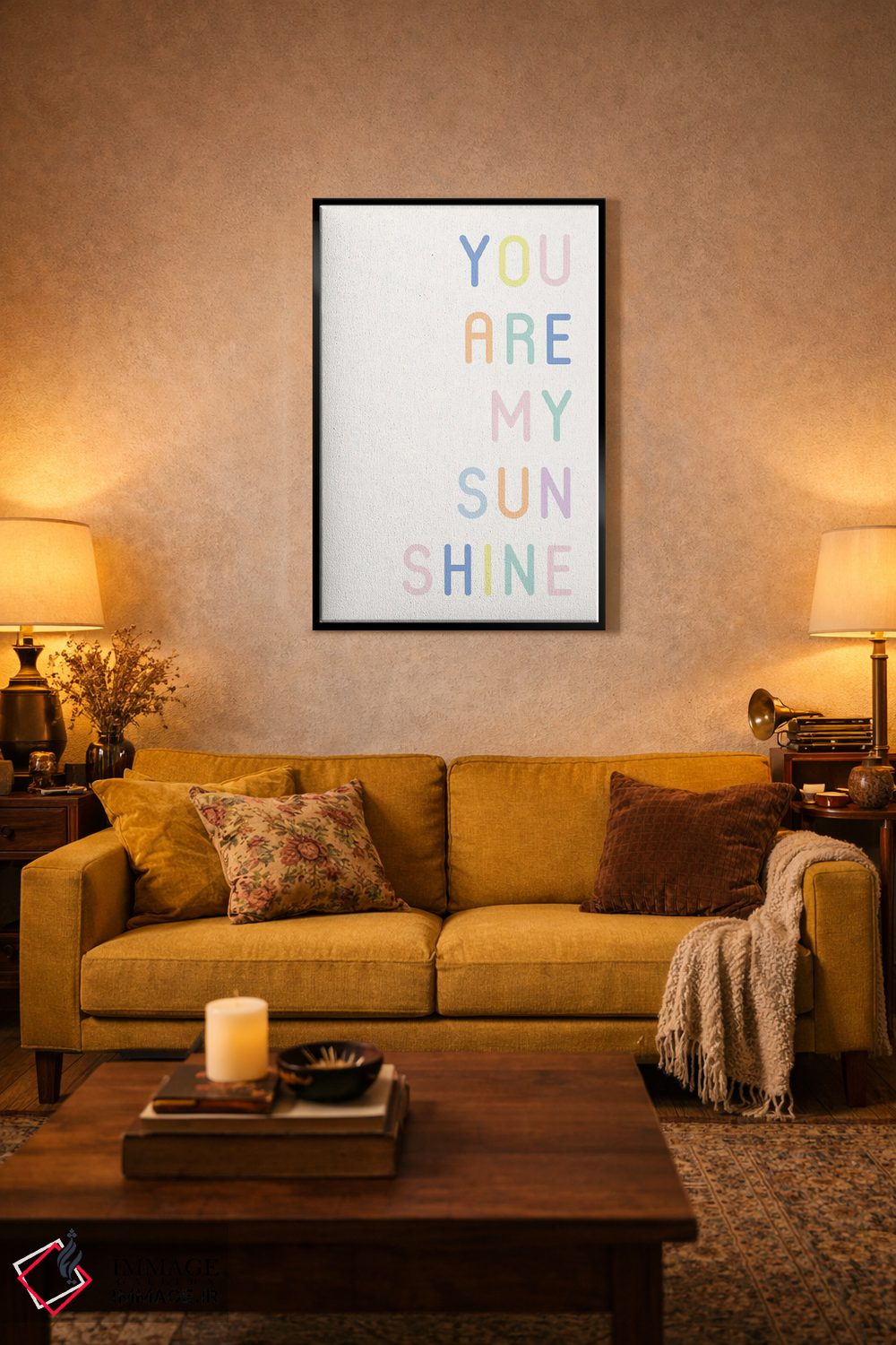 تابلو دکوراتیو تو آفتاب زندگی منی اثر نیکول باسک - D4B