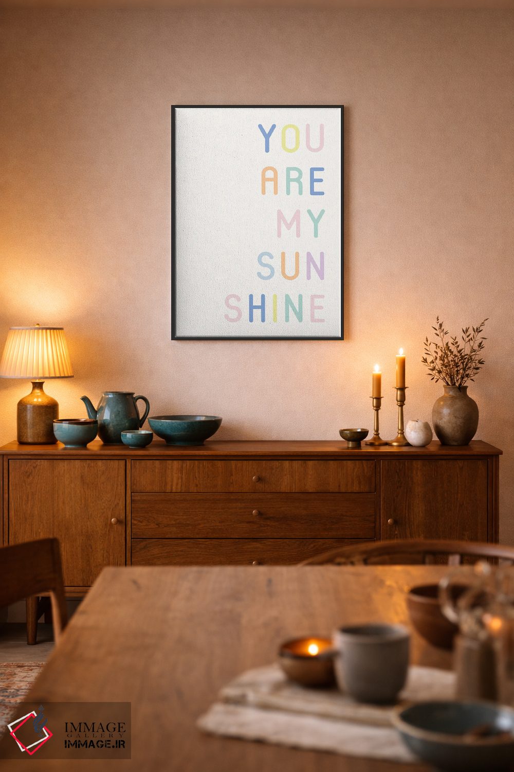 تابلو دکوراتیو تو آفتاب زندگی منی اثر نیکول باسک - D6B