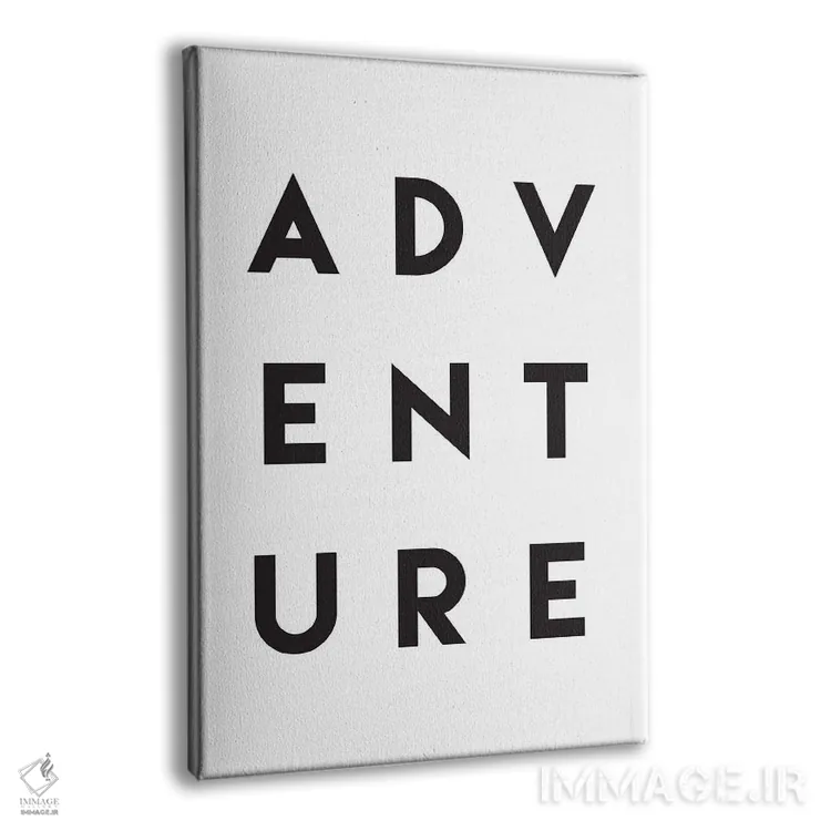 تابلو دکوراتیو ماجراجویی اثر نیکول باسک - نمای پرسپکتیو محصول