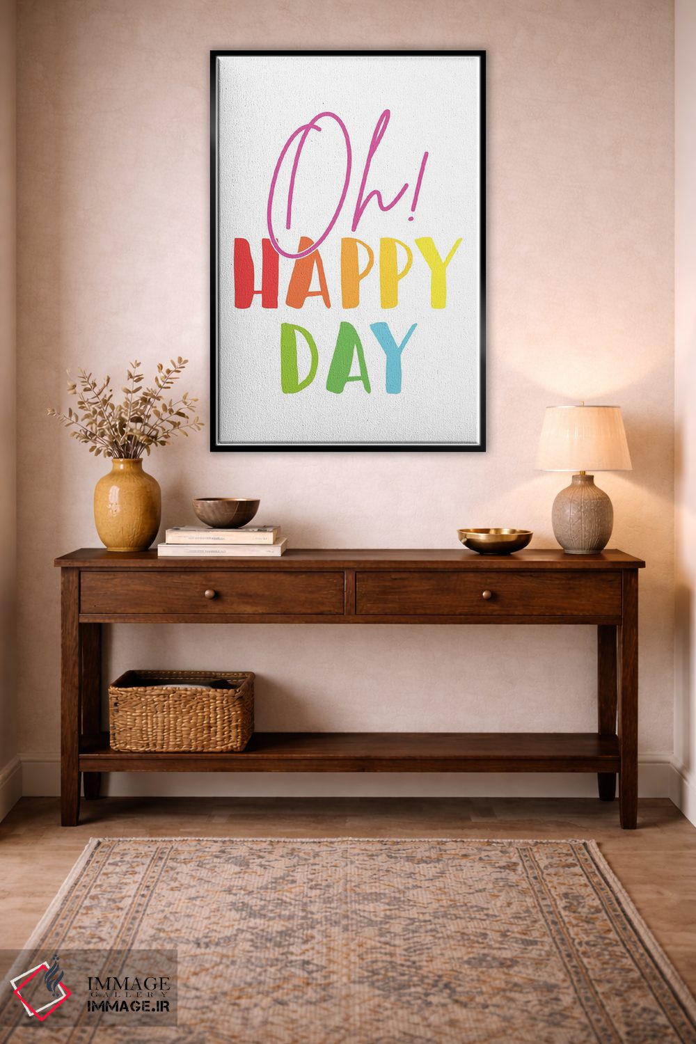 تابلو دکوراتیو روز روشنی؛ چه روز شادی! اثر نیکول باسک - D3B