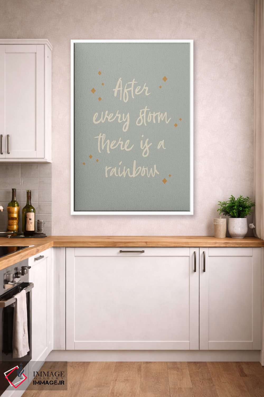 تابلو دکوراتیو بعد از هر طوفان اثر نیکول باسک - D4W